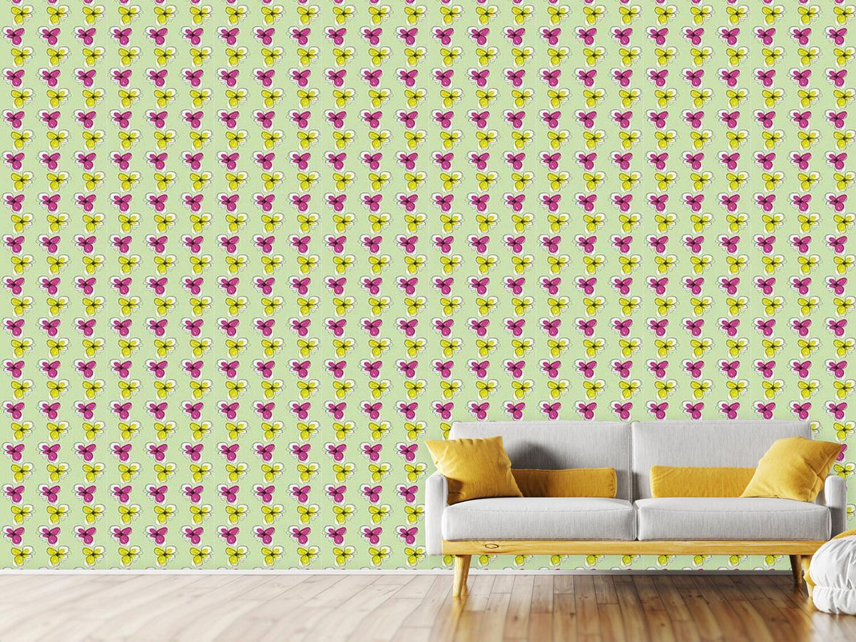 patterned-wallpaper-violas