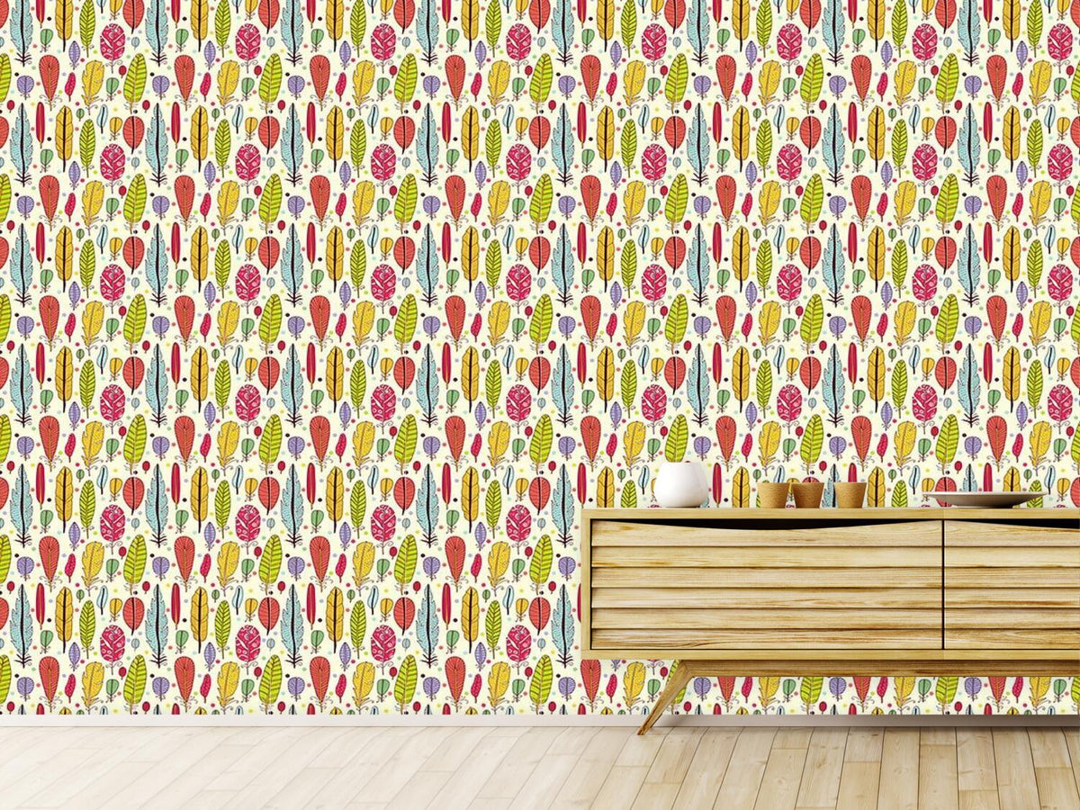 patterned-wallpaper-the-art-of-the-feather