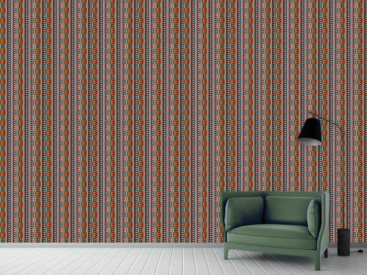 patterned-wallpaper-tribal-color