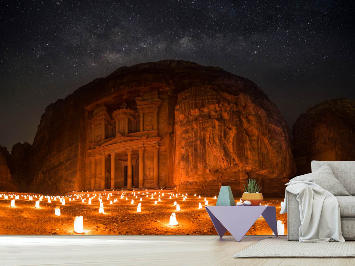 photo-wallpaper-petra-by-night