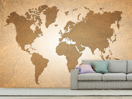 photo-wallpaper-map-of-the-world-in-vintage