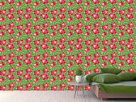 patterned-wallpaper-spring-petals