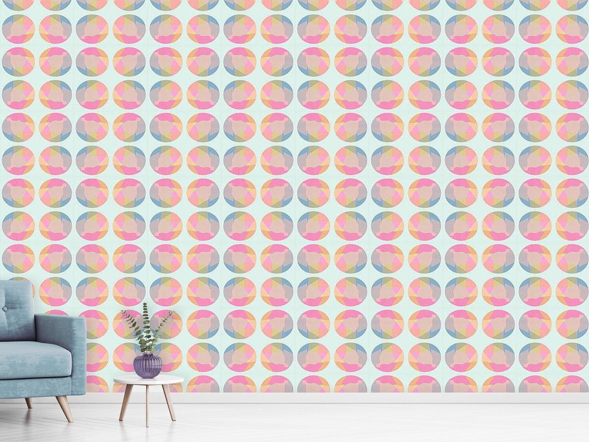 patterned-wallpaper-circle-grid