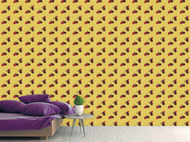 patterned-wallpaper-acorns