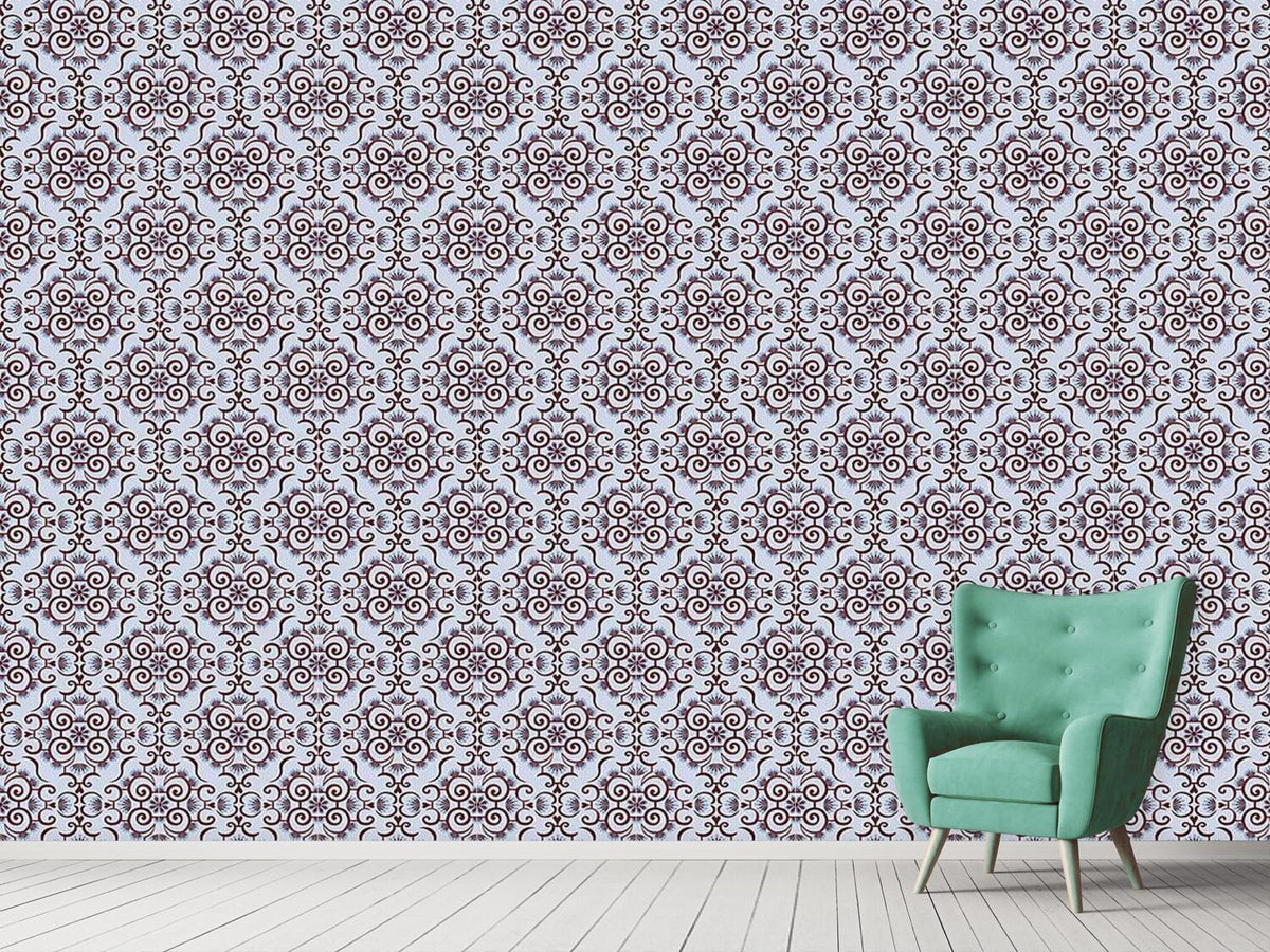 patterned-wallpaper-spitzen-idol-blue