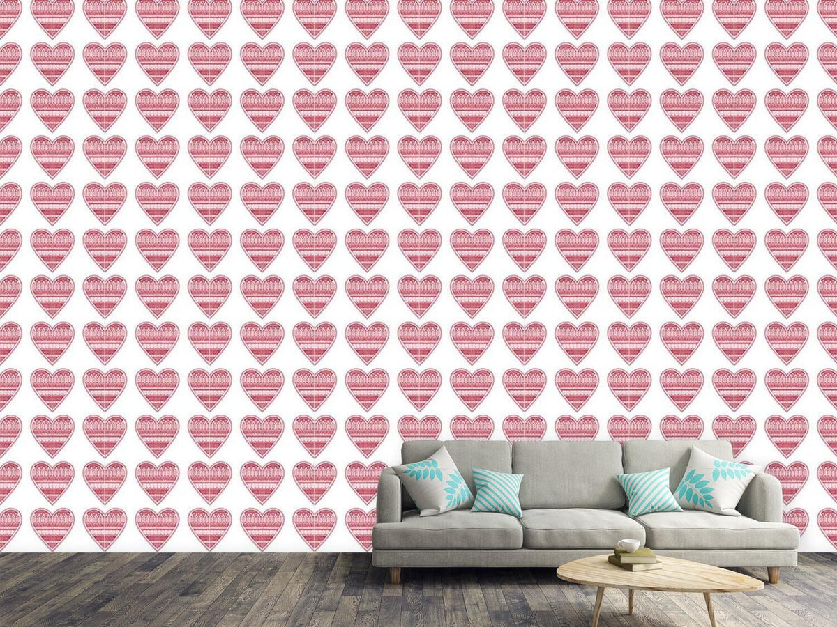 patterned-wallpaper-heart-for-knitting