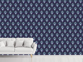 patterned-wallpaper-nocturnal-peacock-feathers