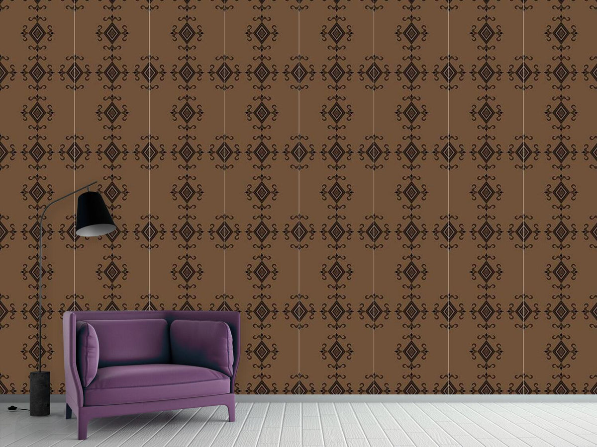 patterned-wallpaper-gothic-brown